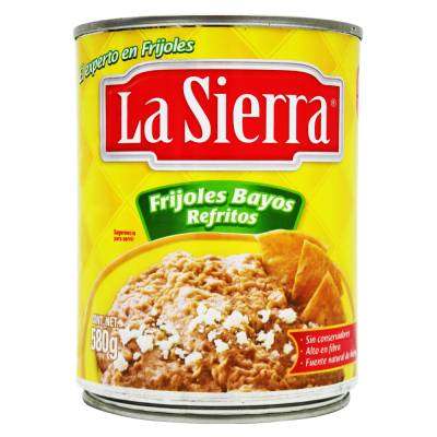 Frijoles bayos refritos La Sierra